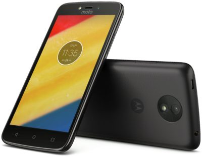 Sim Free Moto C Plus Mobile Phone - Black.
